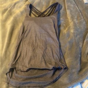 Lulu lemon work out tank open back size 4